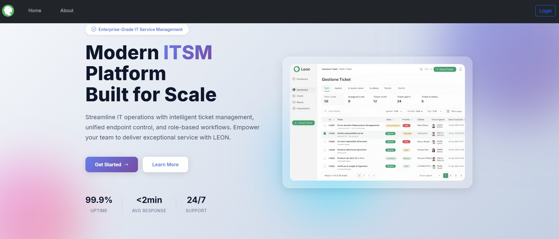 LEON Ticketing System